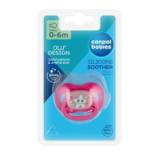 Силиконова залъгалка-черешка Canpol babies, NATURE, 0-6м.