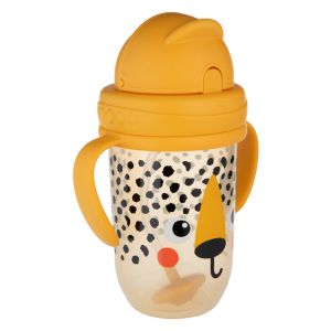 Неразливаща се чаша със сламка Canpol babies,BabiesBoo,270 мл.