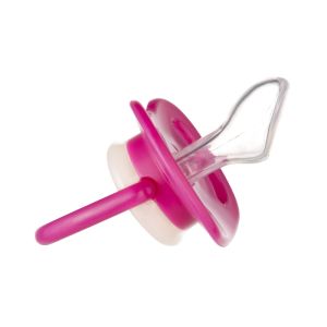 Силиконова анатомична залъгалка Canpol babies, Nature, 0-6м, розова
