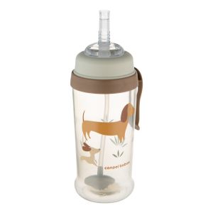 Неразливаща се чаша със сламка Canpol babies, DOGS, 350 мл.