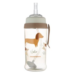 Неразливаща се чаша със сламка Canpol babies, DOGS, 350 мл.