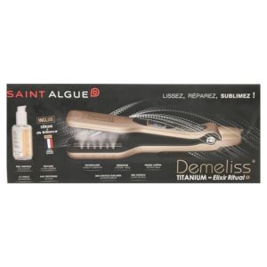 Титаниева преса за коса с пара Demeliss Saint Algue