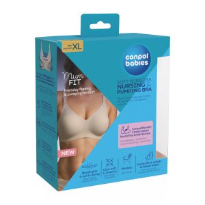Сутиен за кърмене и изцеждане Canpol babies, MumFIT, XL
