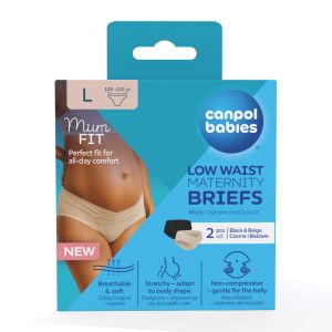 Бикини за бременни под корема Canpol babies, MumFIT, L, 2 бр.