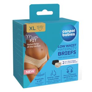 Бикини за бременни под корема Canpol babies, MumFIT, XL, 2 бр.