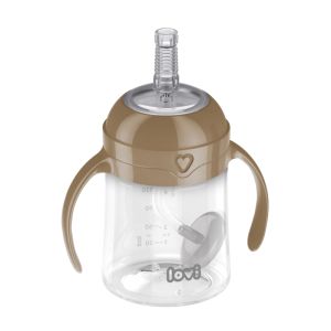 Чаша със сламка Lovi, Beginner, 150 мл., 6m.+