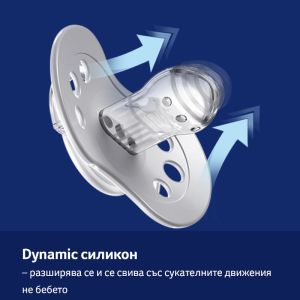 Силиконови залъгалки CapiChill Girl, Lovi, 2бр, 18м+