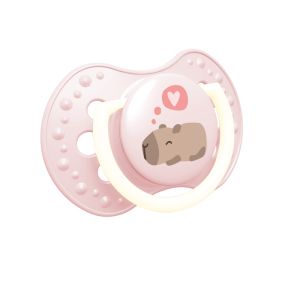 Силиконови залъгалки CapiChill Girl, Lovi, 2бр, 18м+