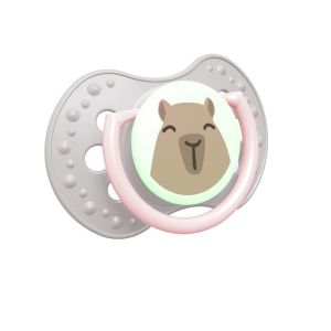 Силиконови залъгалки CapiChill Girl, Lovi, 2бр, 6-18м