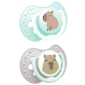 Силиконови залъгалки CapiChill Boy, Lovi, 2бр, 0-6м
