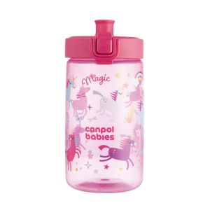 Шише Canpol babies Junior- 400мл., 2,5г+, розово
