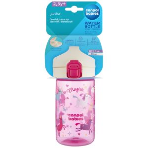 Шише Canpol babies Junior- 400мл., 2,5г+, розово