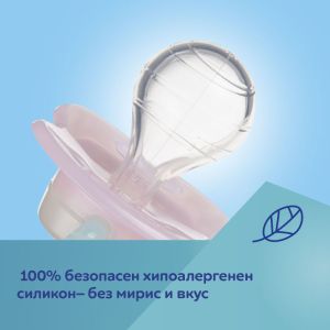 Силиконова залъгалка-черешка Canpol babies, Love&Sea, 18м.+