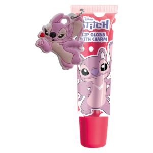 Гланц за устни с талисман Angel, Stitch, coral