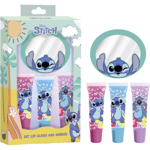 Комплект гланцове за устни с огледалце Stitch