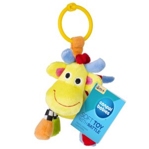 Мека играчка с дрънкалка Canpol babies, Crazy Animals