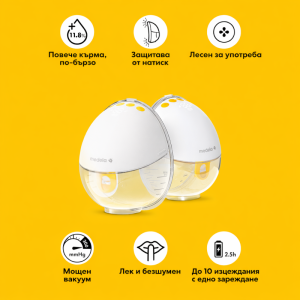 Двойна електрическа помпа за кърма Medela Motion InBra