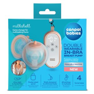 Двойна електрическа помпа за кърма Canpol babies, MilkShell