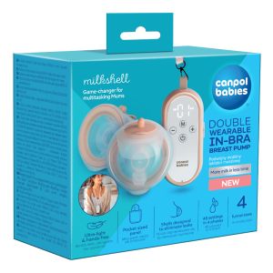 Двойна електрическа помпа за кърма Canpol babies, MilkShell