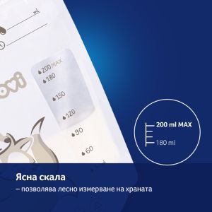 Пликчета за съхранение на кърма Lovi, 25 бр.