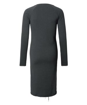 Рокля за бременни с дълъг ръкав Noppies, Sweat Lace Up