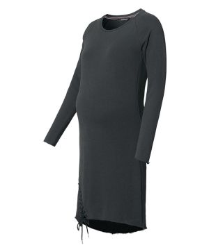 Рокля за бременни с дълъг ръкав Noppies, Sweat Lace Up