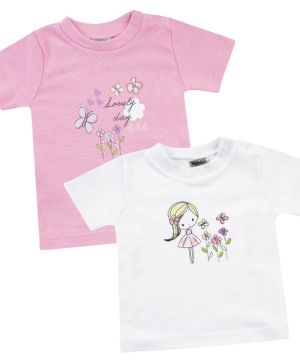 Тениски с къс ръкав MULTIPACK Girls, 2бр.