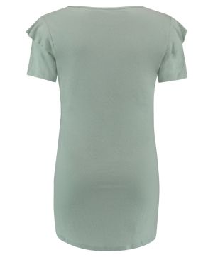 Блуза за бременни с къс ръкав, Noppies, Ruffle