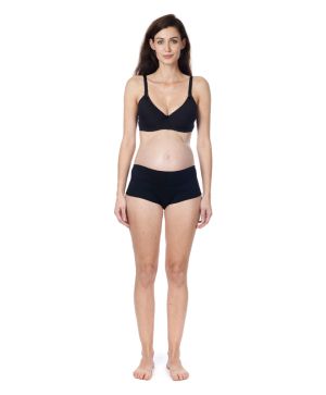 Сутиен за бременност и кърмене Noppies, Basic, черен