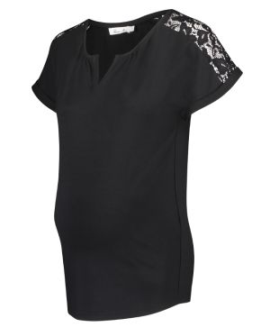 Блуза за бременни с къс ръкав Queen mum