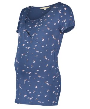 Блуза с къс ръкав за бременност и кърмене Noppies, Nayely