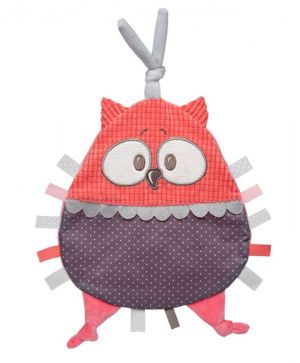 Мека играчка за гушкане Canpol babies,  Pastel Friends, коралова