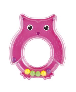 Дрънкалка Canpol babies, Owl, розова