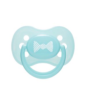 Силиконова  залъгалка със симетрична форма Canpol babies, Pastelove, 6-18м, тюркоазена