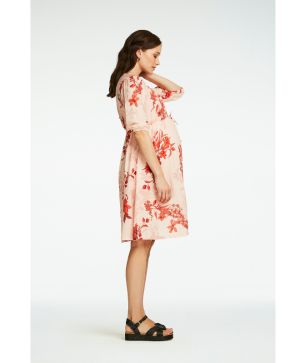 Рокля за бременни с 3/4 ръкав Queen mum