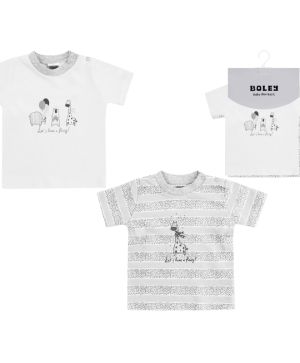 Блуза с къс ръкав 2 бр. Jacky baby,  Boley, MULTIPACK Unisex