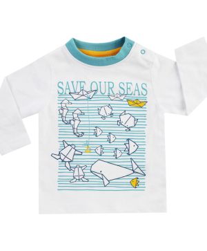 Блуза с дълъг ръкав Jacky baby  SAVE OUR SEAS