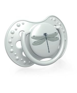 Силиконова динамична залъгалка 2 бр. LOVI, Botanic,  3-6 м, розова