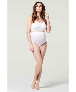 Бюстие за бременност и кърмене Noppies, бяло