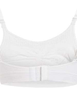 Бюстие за бременност и кърмене Noppies, бяло